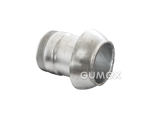 Vsuvka PERROT s tŕňom DN50, vonkajší závit BSP 1 1/2", 10bar, pozinkovaná oceľ